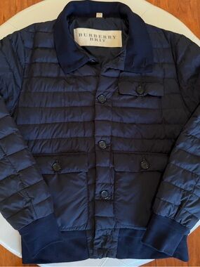 Authentic Burberry Brit dark blue  Quilted Puffer Jacket
